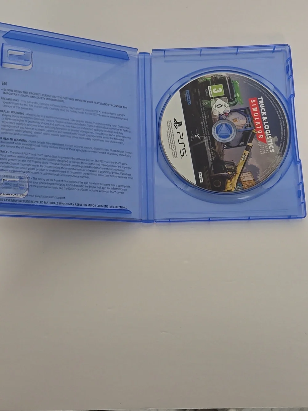 Sony PS5 Truck & Logistics Simulator - Green, Gray Cover Art